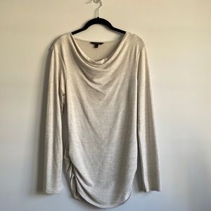 Banana Republic Side Rouching Cowl Neck Sweater Top Sz S